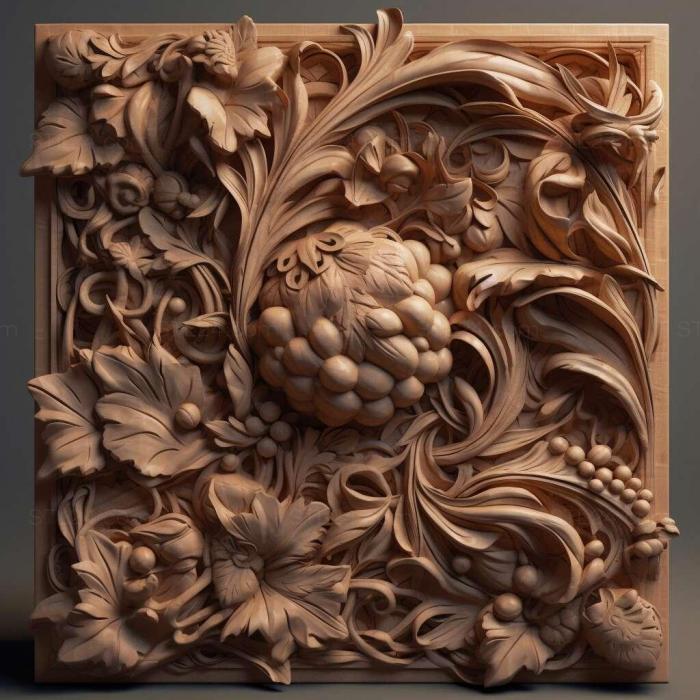 Patterns and decorations (stl JAC S5 2, PATTERN_86) 3D models for cnc